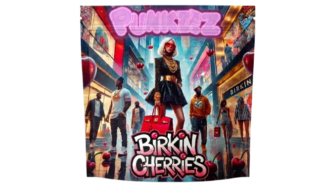 Birkin Cherries Mylar Bag